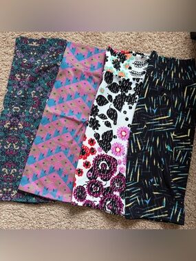 Lularoe Cassie Pencil Skirt Bundle (4)